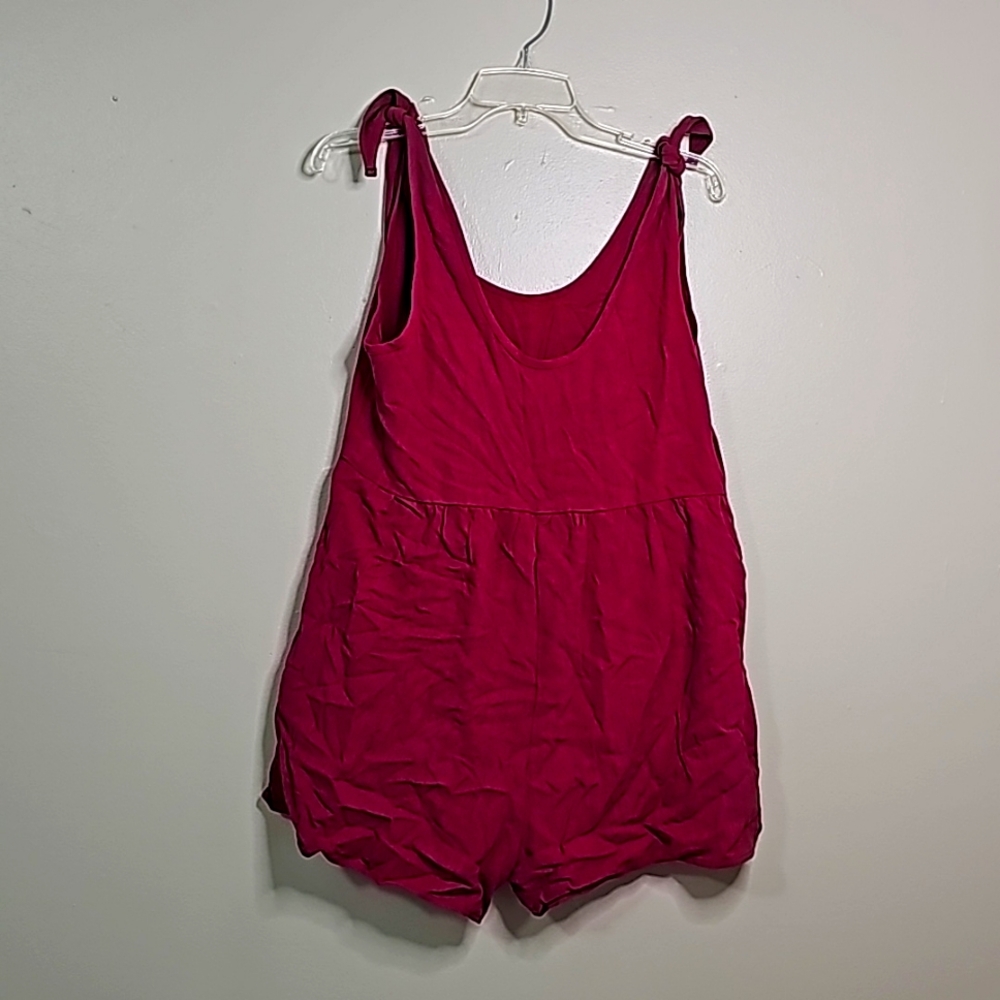 Tie Strap Shorts Jumpsuit